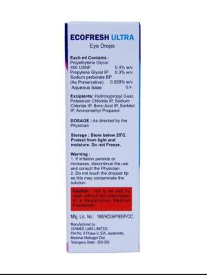 ECOFRESH ULTRA EYE DROPS